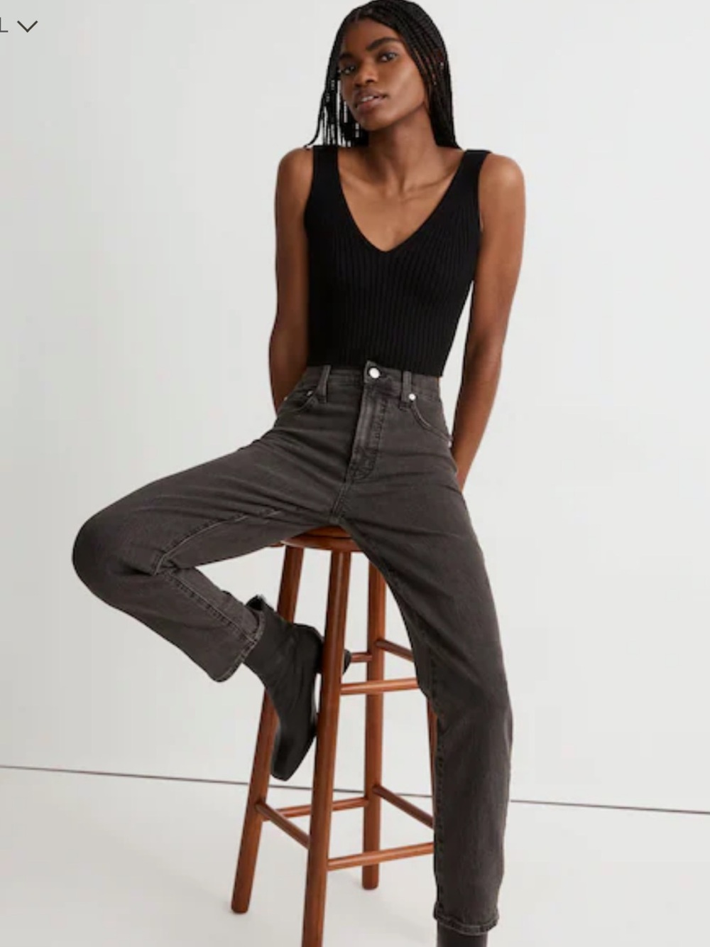Madewell: The Perfect Vintage Jean in Lunar Wash size 27 Tall